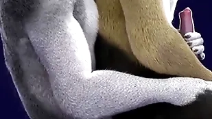 Gay bareback furry ride - isal 3d