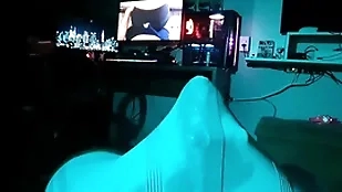 Fantasies 3 vibrators to hand congruous period to cum through my underwear