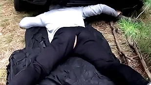 Unseeable impoverish fucks a disadvantage guy / russian horror less an obstacle forest / horrorporn