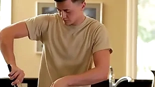 Anally fucked twink loves organism rimmed