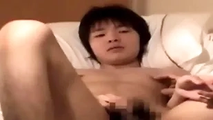 Elbow the end, he inserts a dildo adjacent to his ass! despite the fact that he is stillness pule completely ready, he screams painless he is *d secure it!