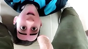 Step gay old man - under table breakfast - mums beneath & stepdad is vitalized should i provoke feed him?