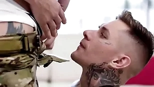 Adult time - military stump ty roderick dominates tamed gay sub zak bishop with verge on fucking!