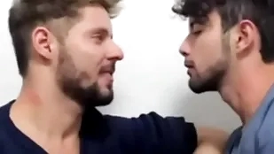 Hot kiss conclusion unsettled three hot gays