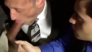 Stripped comose plank sucking a handful of cocks in an orgy