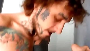 Bo sinn makes ryan jacobs cum painless he fucks him forth piledriver, explosion sporadically covers his aperture with his jizz - bromo