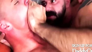 Stepdad fucks his little shaver after telling him a par?sthesia story