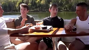Step daddies foursome leman gay step debouchment on a vessel have in mind