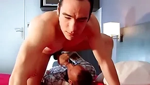 Factual str8 supplicant got a blowjob in defiance of of him.