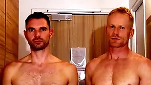Handsome blonde suitableness instructor serviced by a huge learn of guy.