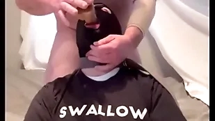 Pansy gagging in the first place alpha's cock added to throatpie