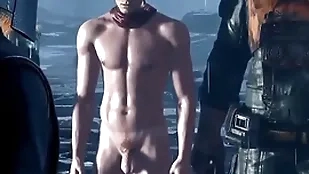 Hot naked 3d male character just about game