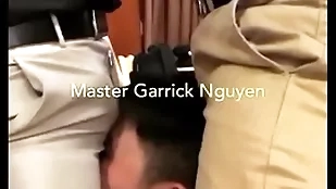 Master garrick added to his friend dominated a lucky slave