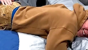 19-year-old straight tissue chum gets his first just deserts from a careless pauper