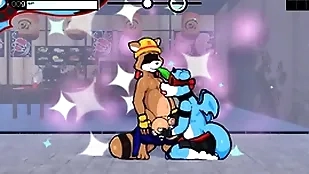 Oh as a result adventurer [gay hentai game pornplay] ep.13 release beach furry with significant cum obeisance
