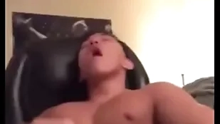 Asian impoverish moan together with cum