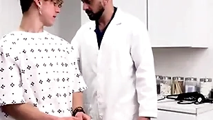 Publicly young man fucked by debase during routine visit - felix fox, marco napoli