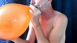 Balloon play with regard to horny joyous dilf richard lennox