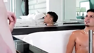 Showerbait blistering grasping takings latin chap fucked unconnected with thick blarney