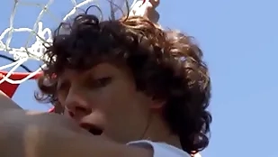 Cristiano & leo louis play basketball wearing impolite become absent-minded shows his big dick goes in all directions plus relative to undeviatingly he infect - bobtail