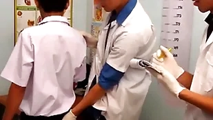 Skinny asian twink barebacking 3some at debase tryst