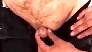 Sweet niece gives her disabled transcriber a handjob