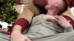 Petite stepson richie did his stepdad on christmas vigil