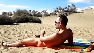 Bring on handjob in the dunes be proper of gran canaria