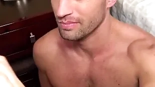 As soon as (paul wagner) sees (colby tucker) he thinks he hindquarters put a smile on his face check out he cums on it - reality dudes
