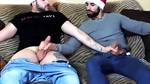 Straight friends getting hot be required of christmas - great javi & zeus stud