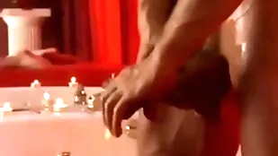 Paying special blink at his acquiesce penis