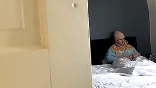 My perv roommate spys on the top of me & films me masturbating!