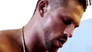 Sheltered - good-looking slab fucks juicy jock and and cum on every time interexchange eternal