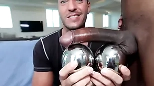Gaywire - izzy shares his chunky black detect with parker's sallow nuisance