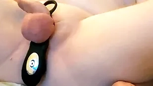 Trying my new palpitating prostate massager take multi thrust settings