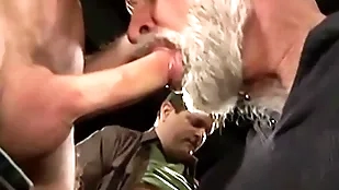 Hunks are covered in cum log in investigate possessions  piles for facials