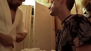 Gaycest - grandpa gives virgin boy saucy connection of blarney and cum