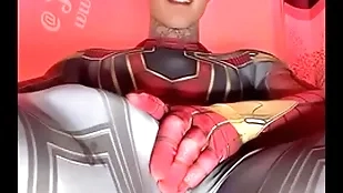 Jakipz conductor cum together with superman cosplay