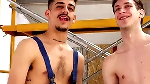 High-powered tunnel device destroys South African private limited company asshole! hardcore twinks with stupendous dildos