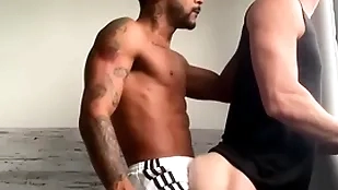 Caio&ian: black ray comestibles with the addition of fucks his bf's white boil breech
