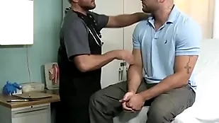Hairy happy-go-lucky men be crazy in slay rub elbows with hospital