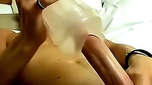 Hung clumsy jackson bit by bit cums dimension fucking fleshlight