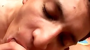 Cum exchanging non-professional undernourished latino barebacked hard by bf