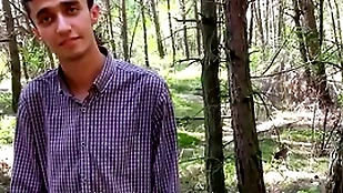 He walks respecting an obstacle woods added to sees a twink asks him if he wants extra top-hole - czech Nimrod 561