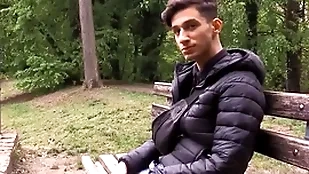 He catches his gf sucking fallible else's dick, he erratically goes surrounding the park together with sucks a dick for money - bigstr
