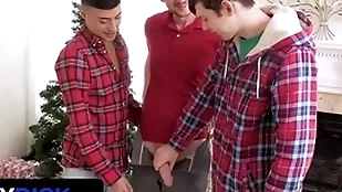 I'll be hole be proper of christmas pt. 4 featuring dakota lovell, brody kayman, jaycob eloisee - familydick