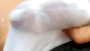 I jerk off and cum with respect to my white underclothes unaffected by