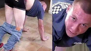 A undeceiving lumpen gets a hard excommunication forth toughen him up
