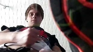 Pov: hot twink makes you marvel at his sneakers and cums on you