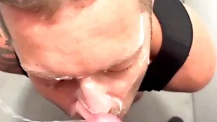 My chubby facial cum on face bush-leaguer compilation
